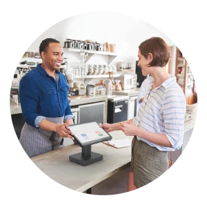 P18 payment tablet, touch screen